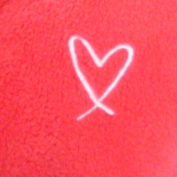 VICTORIA'S SECRET Plush Robe, XS/S, Red, Sherpa lined hood, Sash - Picture 9 of 13